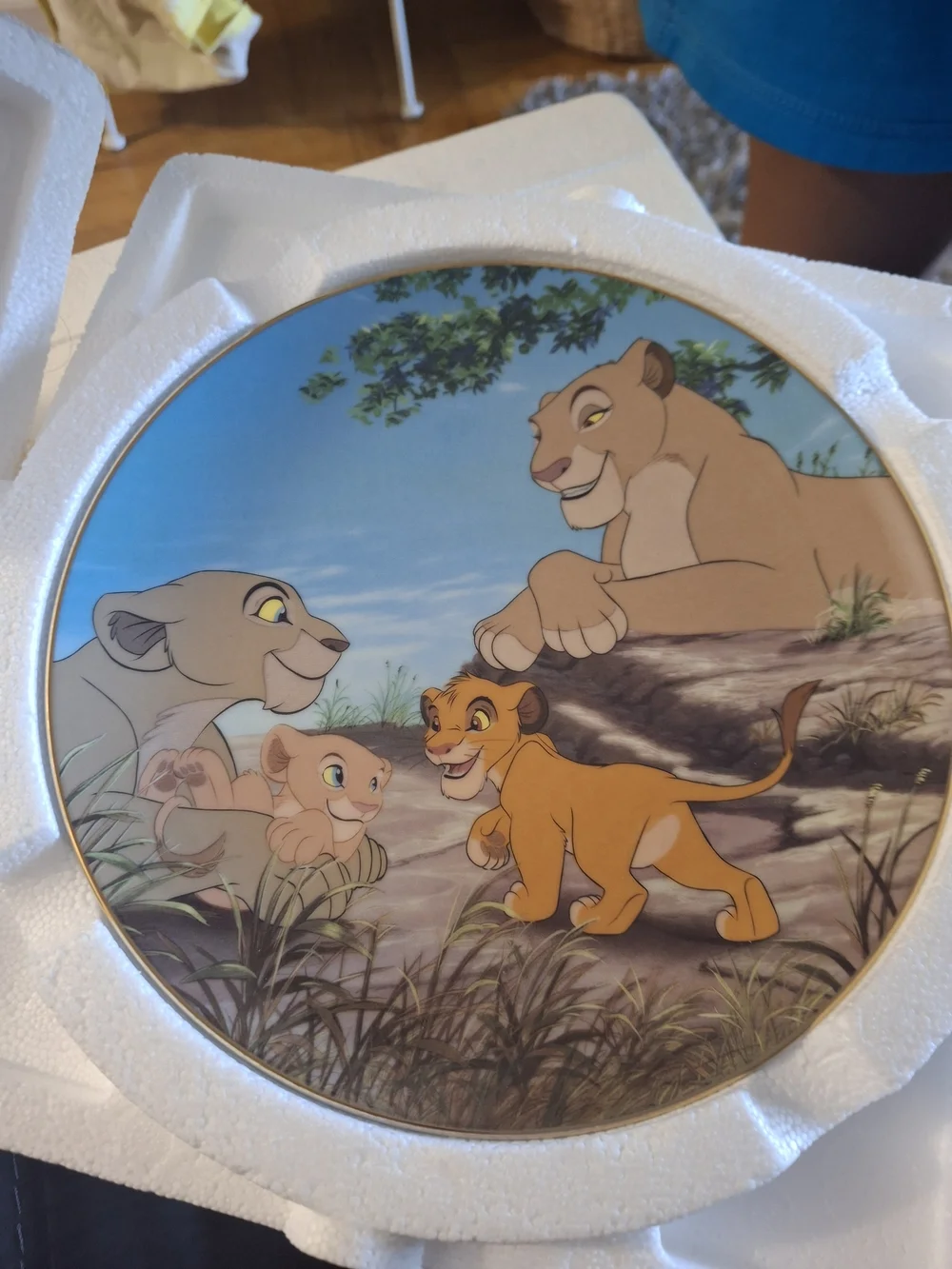 BREFORS The Lion King Family Decorative Wall Plate - Multicolor